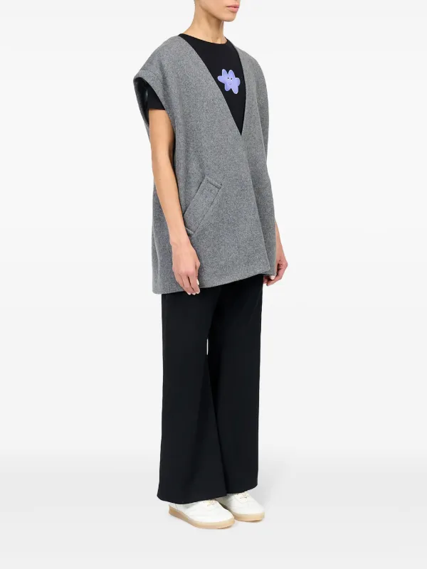 MM6 Maison Margiela メランジ ベスト | グレー | FARFETCH JP