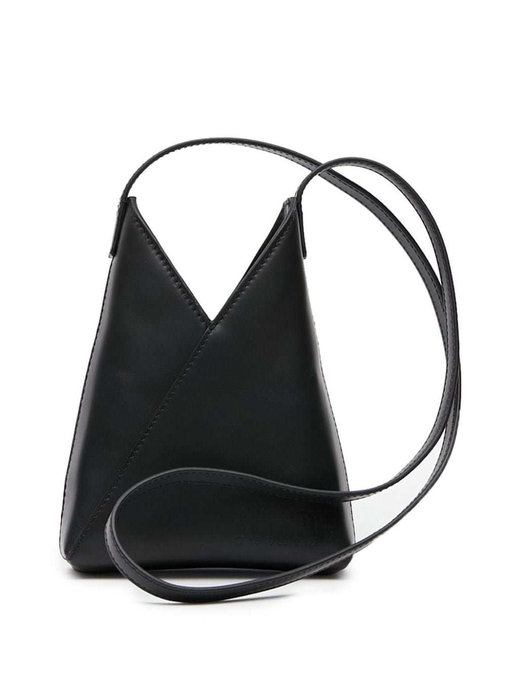 MM6 Maison Margiela Japanese 6 leather phone pouch – Black