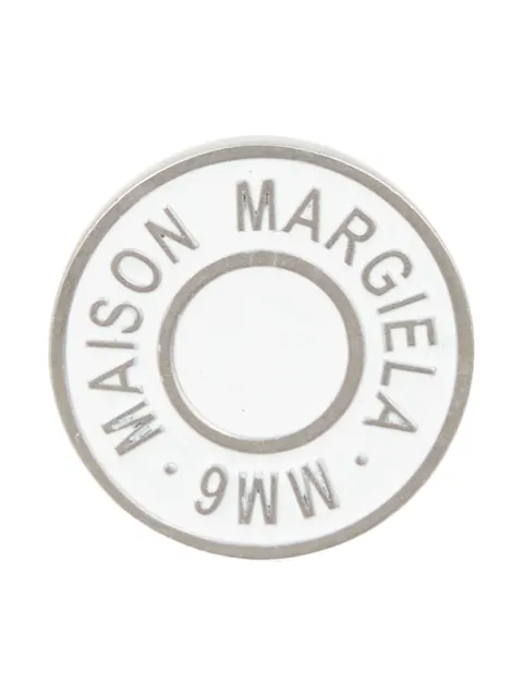 MM6 Maison Margiela prendedor con logo estampado