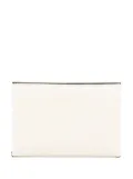 Valextra pebbled leather card case - Neutrals
