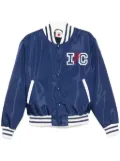 ICECREAM satin varsity jacket - Blue