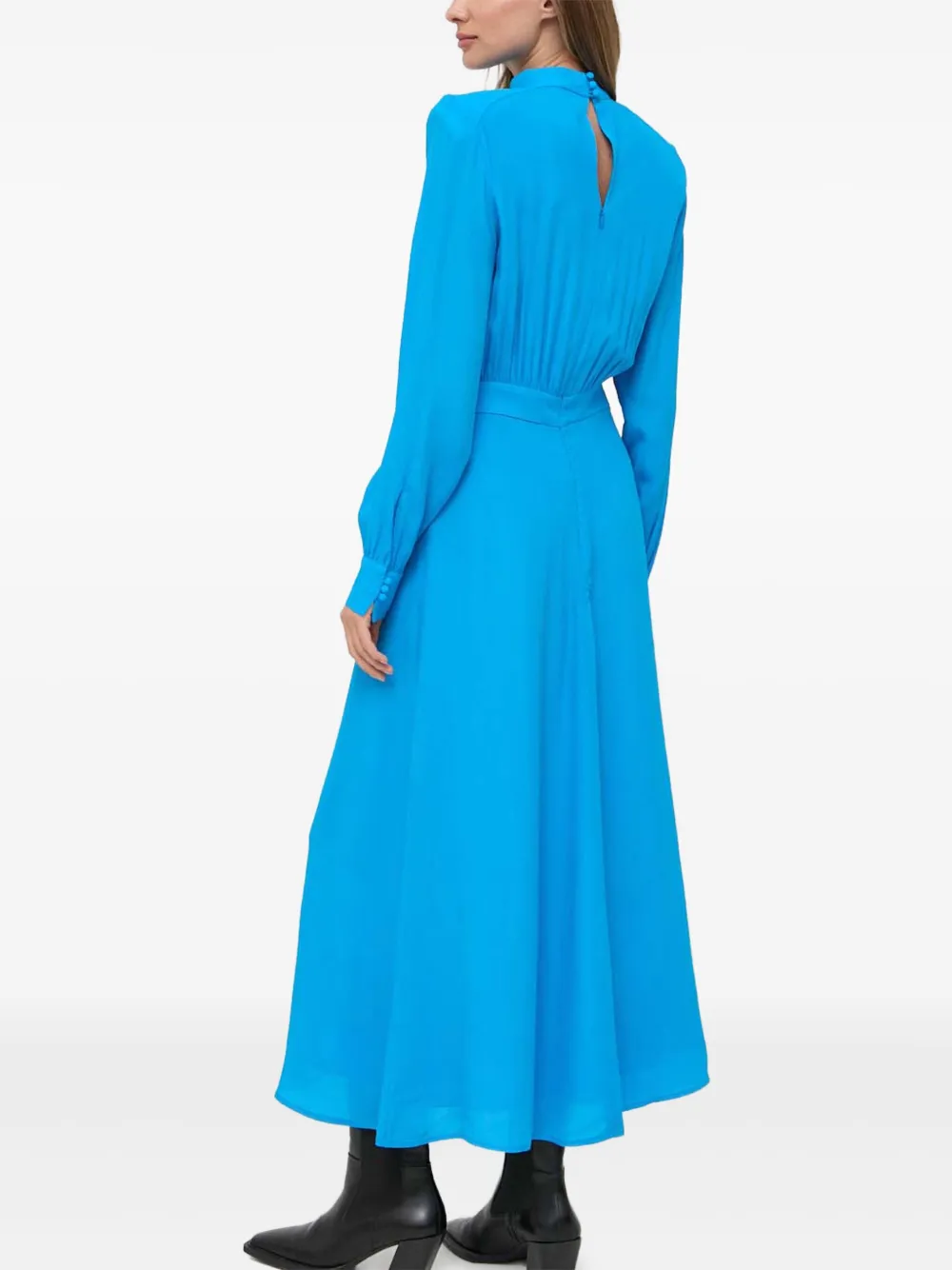 Ivy & Oak High-neck Dress In Gold