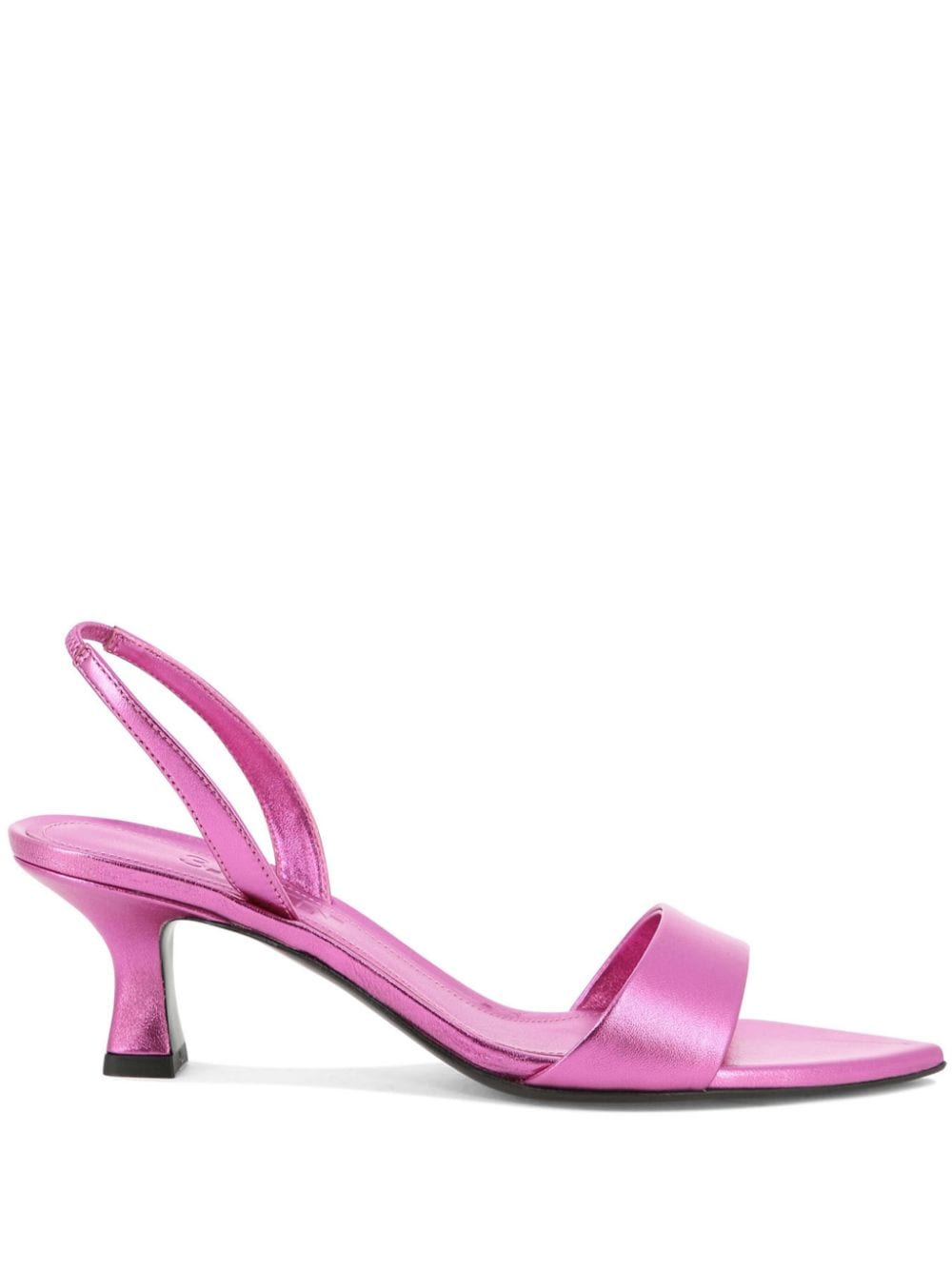 3juin Slingback Leather Sandals In Pink