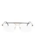 Cazal 7098 pilot-frame glasses - Gold