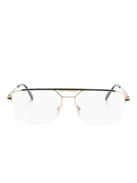 Cazal 7098 pilot-frame glasses