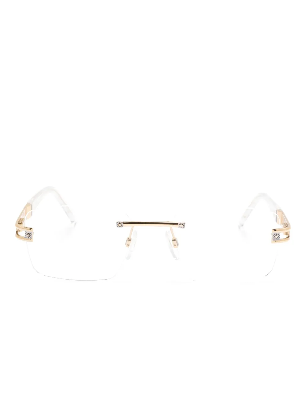 Cazal lunettes de vue 7103 à design sans monture | or | Image 1