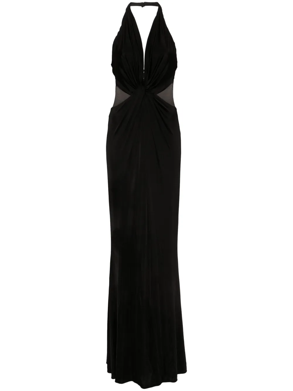 TOM FORD halterneck sheer maxi dress Women
