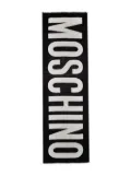 Moschino logo scarf - Black