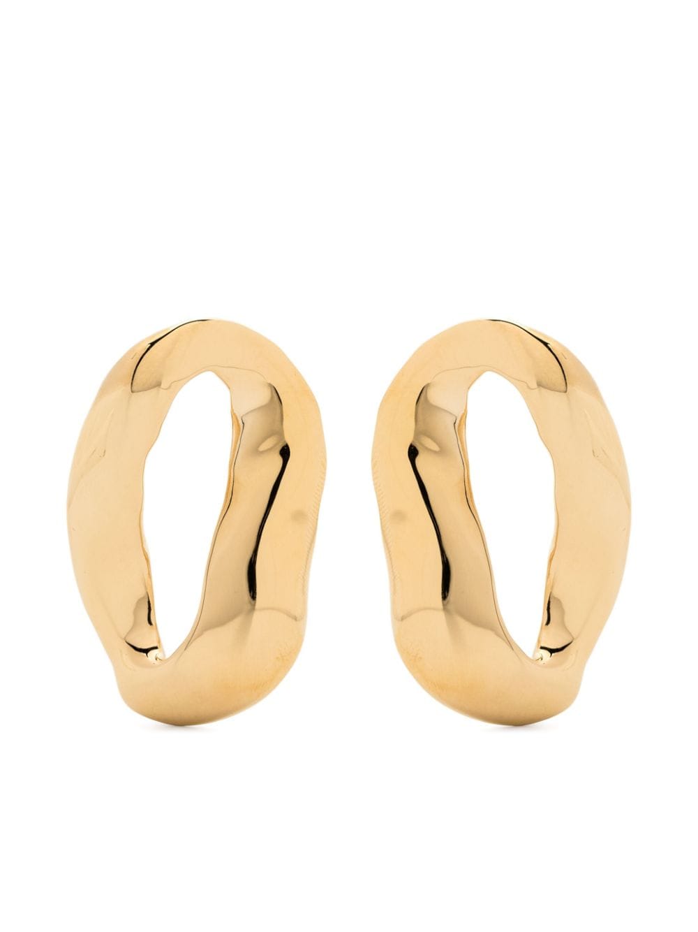 Marni Gold-plated Sculpted Earrings