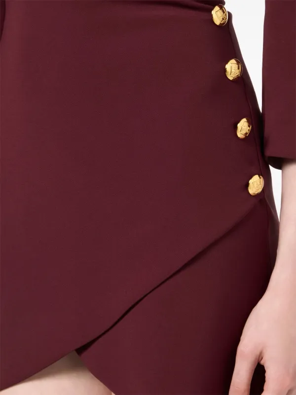 Elisabetta Franchi ゴージャス Red Carpet ベルト付 ドレス Elisabetta Franchi pleated lurex jersey dress with belt for