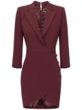 Elisabetta Franchi buttoned coat dress - Red