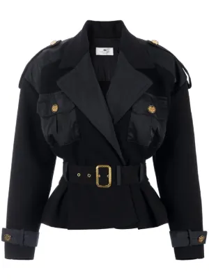 Elisabetta franchi trench coat best sale