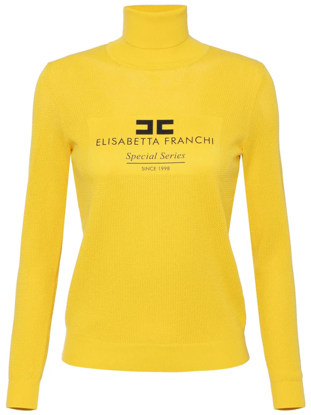 Elisabetta Franchi Coltrui met logo Geel