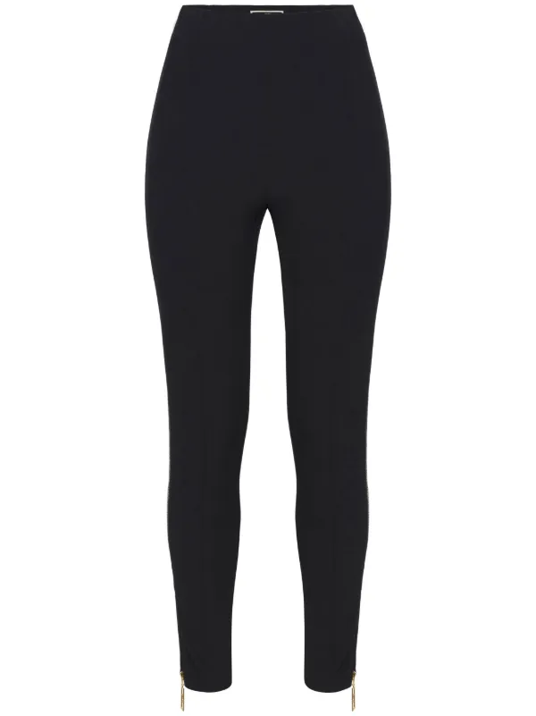 Elisabetta Franchi Pantaloni Skinny Con Zip | Nero | FARFETCH IT