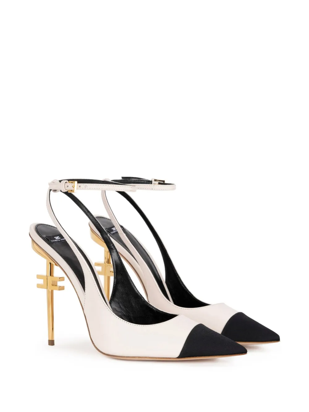 Elisabetta Franchi 105mm two-tone leather pumps | Heeled Pumps | Image 2