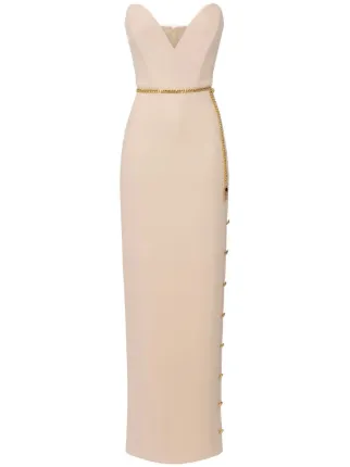 elisabetta franchi beige dress ELISABETTA FRANCHI Women's dress ab85052e2-193 beige