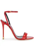 Elisabetta Franchi 105mm Étoile Nappa leather sandals - Red