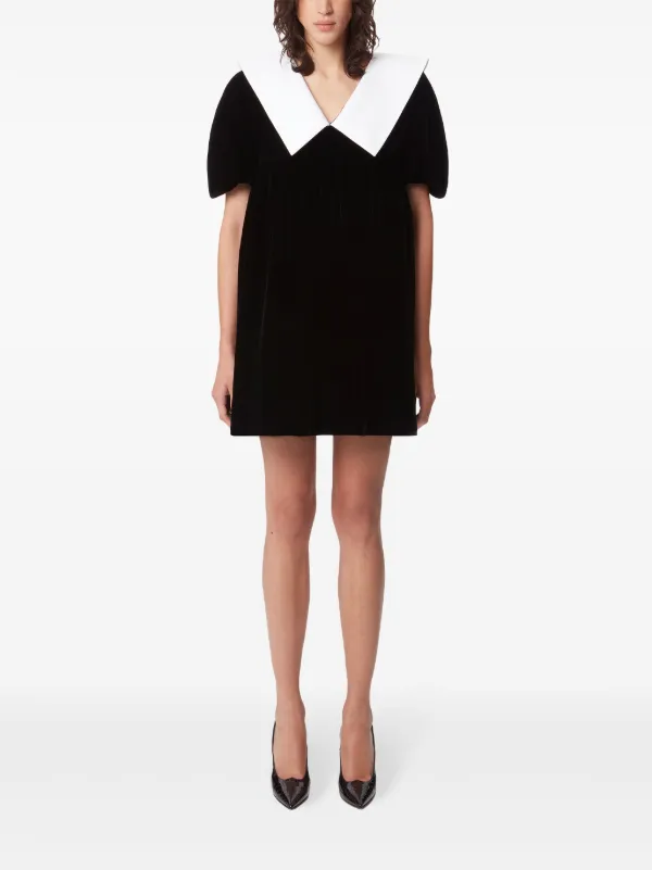 Nina Ricci ベルベット ドレス | ブラック | FARFETCH JP