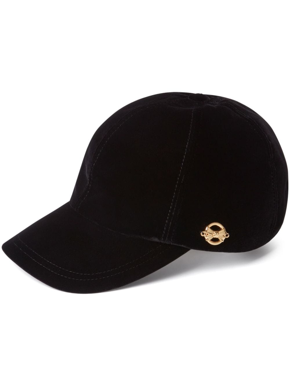 Nina Ricci velvet baseball cap - Blue