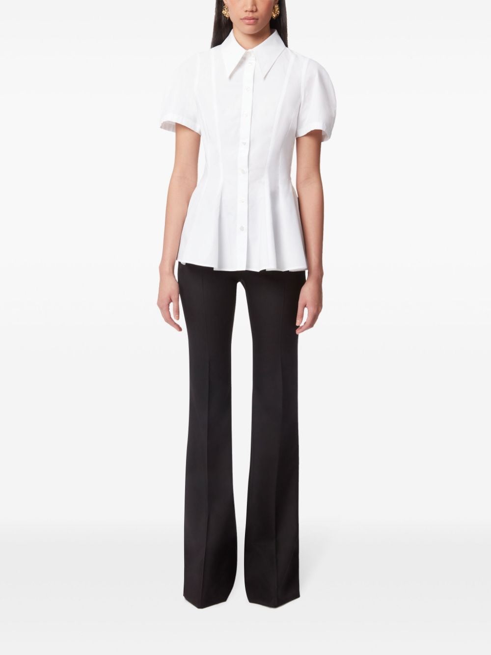 Nina Ricci Flared broek - Zwart