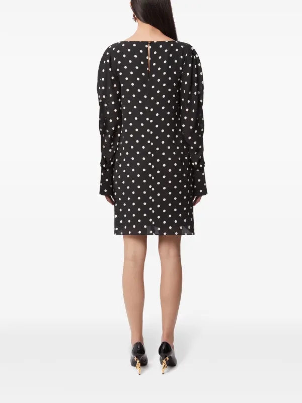 Nina Ricci ポルカドット ドレス | ブラック | FARFETCH JP