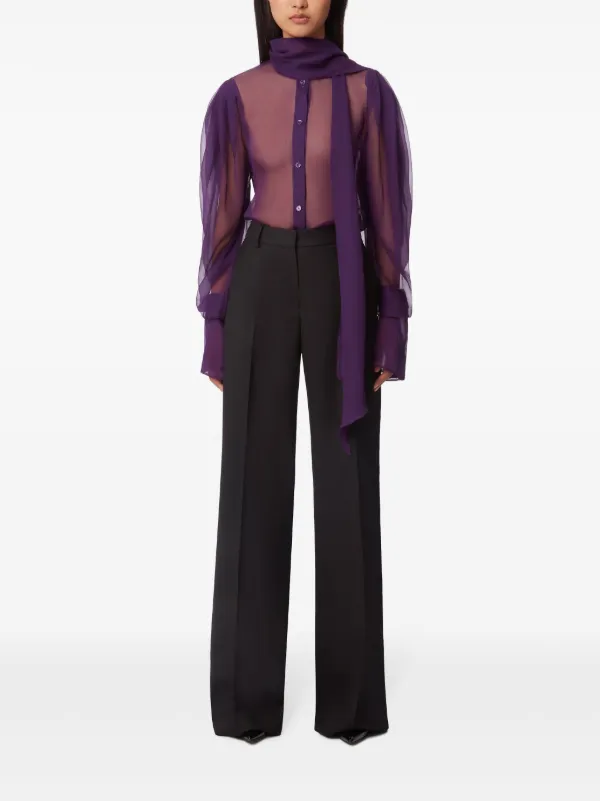 Nina Ricci ストレートパンツ Nina Ricci ストレートパンツ | ブラック | FARFETCH JP