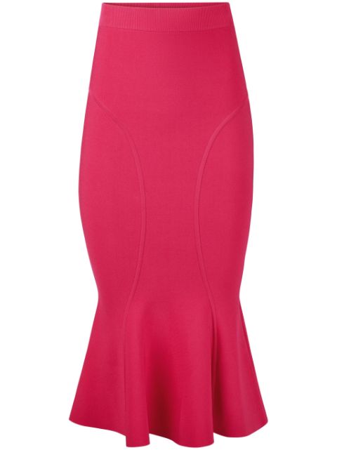 Nina Ricci cutline mermaid peplum skirt Women