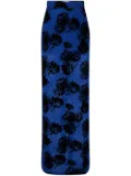 Nina Ricci floral print maxi skirt - Blue