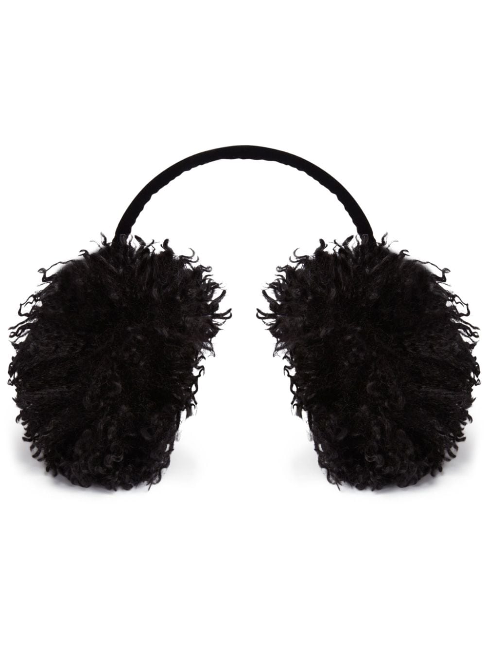 faux-fur earmuffs