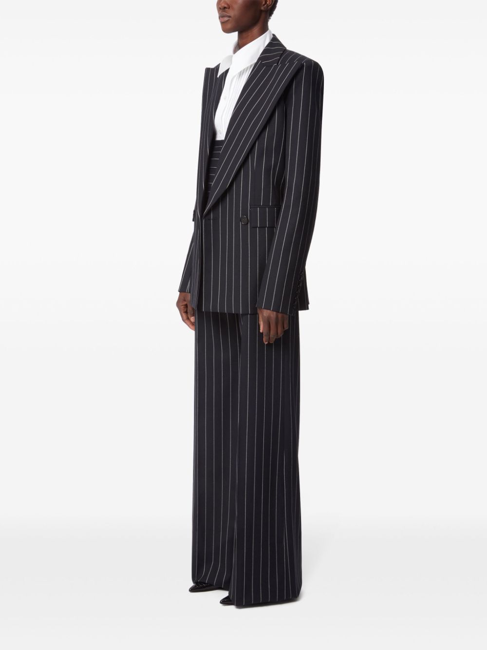 Nina Ricci pinstripe wool blazer Women