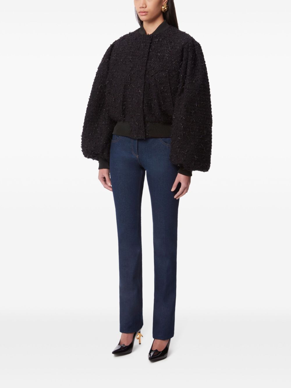 Nina Ricci Cropped Bomber Jacket Women