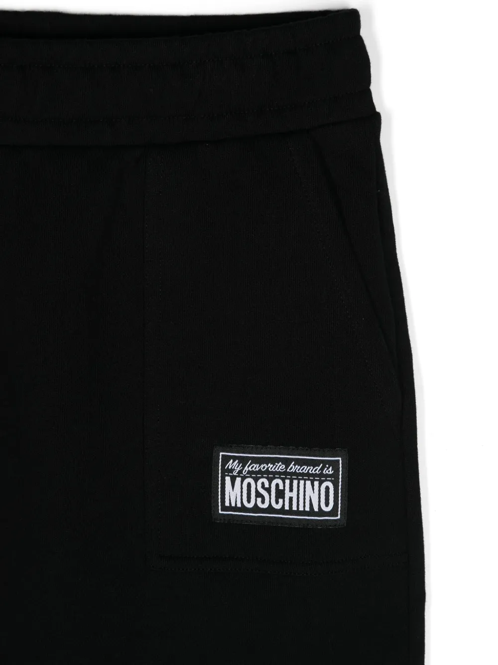 Moschino Kids Mid waist katoenen rok Zwart