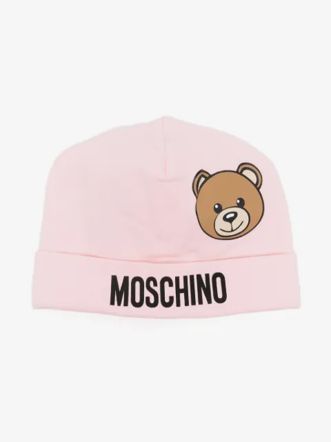 Moschino Kids Teddy Bear-motif beanie