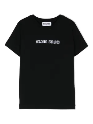 Stone Island Junior ロゴ Tシャツ | ブラック | FARFETCH JP