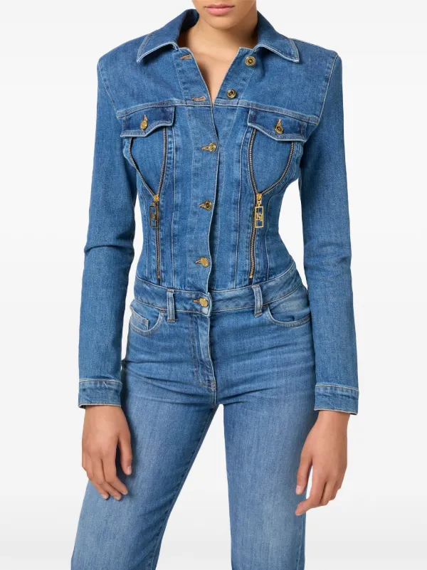 ☆ELISABETTA FRANCHI ブルー デニムスーツ 23973126_54605542_600.jpg
