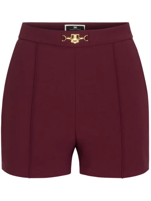 Elisabetta Franchi appliqué-logo shorts