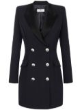 Elisabetta Franchi double-breasted coat dress - Black