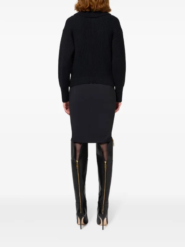 スカート ELISABETTA FRANCHI Elisabetta Franchi Skirts Black ELISABETTA FRANCHI: Skirt woman - Black 1 | Elisabetta