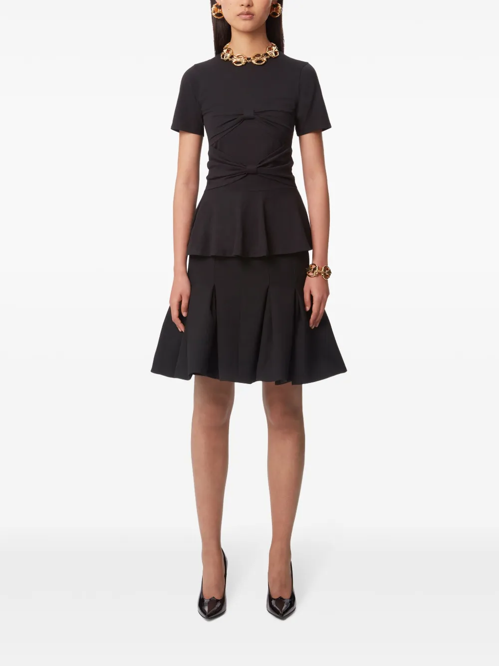 ninaricci Nina Ricci Peplum Rok - Zwart