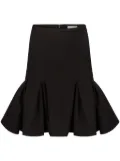 Nina Ricci Peplum Mid Skirt - Black