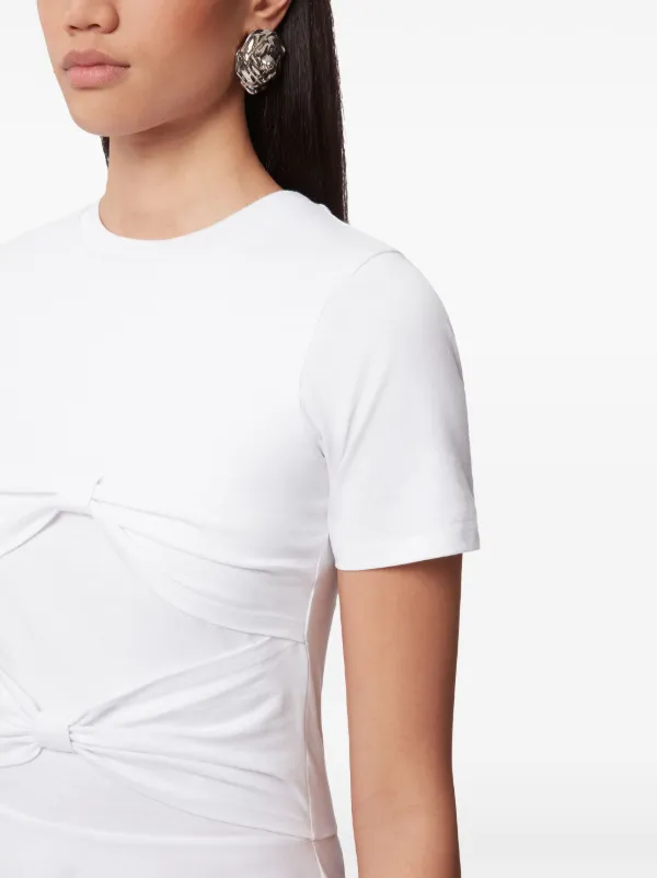 関税,送料無料 Nina Ricci リボンTシャツ Nina Ricci リボンディテール Tシャツ | ホワイト | FARFETCH JP