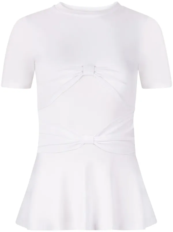 NINA RICCI ホワイト Tシャツ 半袖 S トップス