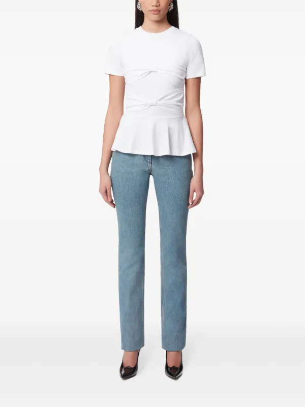 Nina Ricci リボンディテール Tシャツ | ホワイト | FARFETCH JP