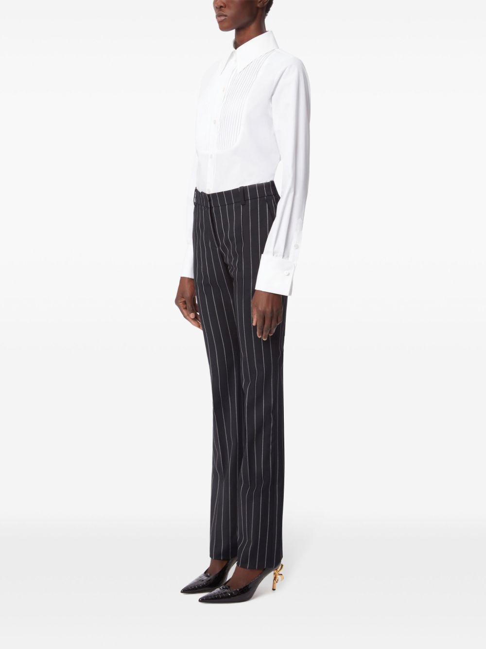 Nina Ricci pinstripe wool pants Women