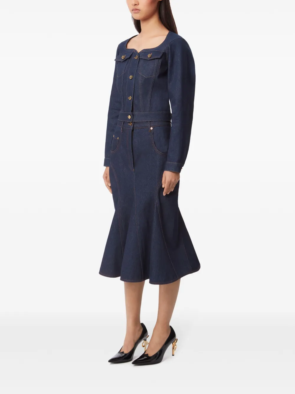 NINA RICCI SWEETHEART DENIM JACKET