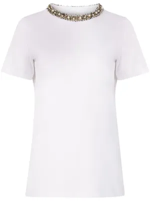 Nina Ricci>>フロックディテール ジャージー Tシャツ Nina Ricci T-Shirts & Jersey Shirts for Women - Shop on FARFETCH