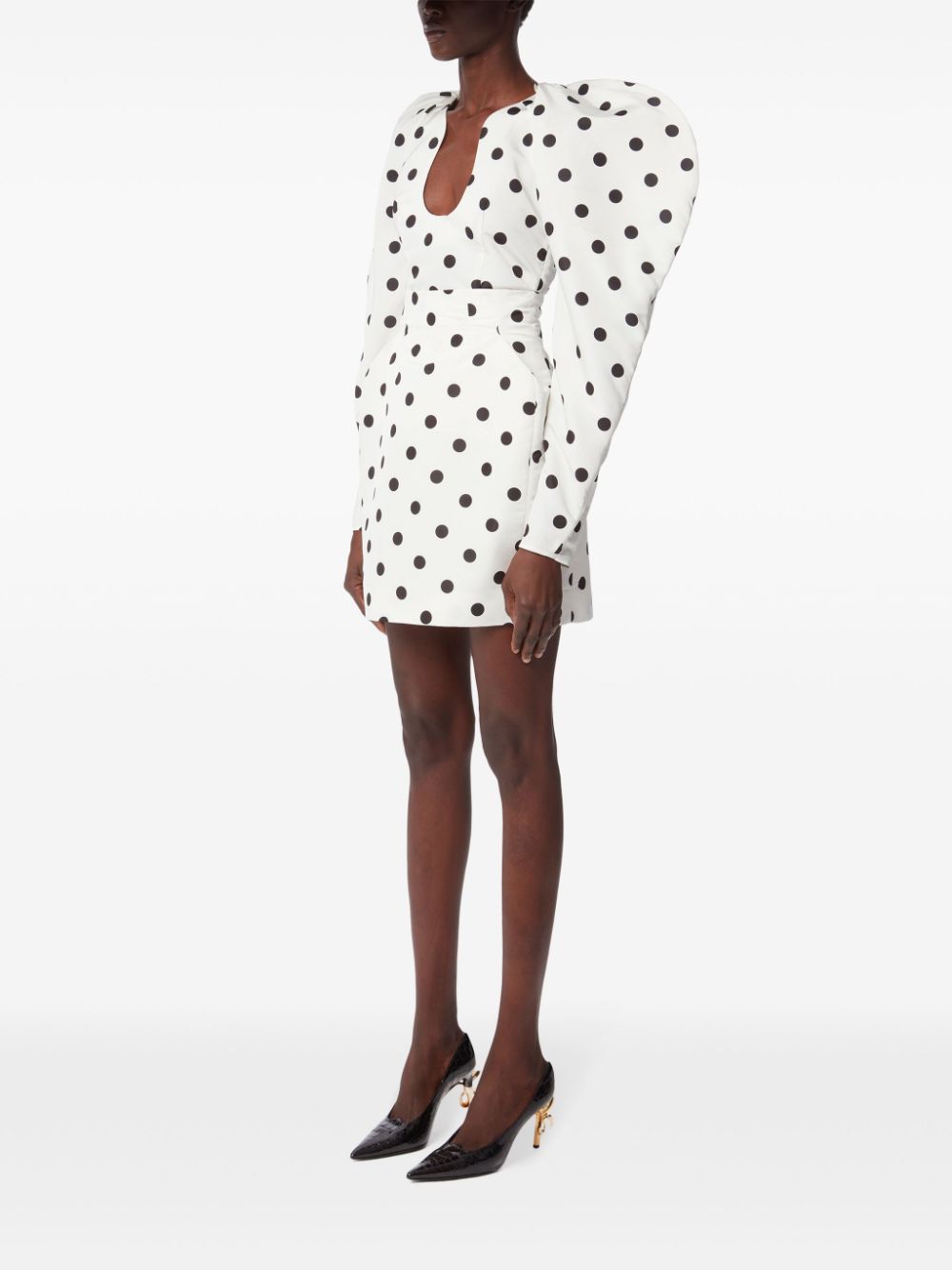 Nina Ricci polka-dot cocoon sleeves top Women