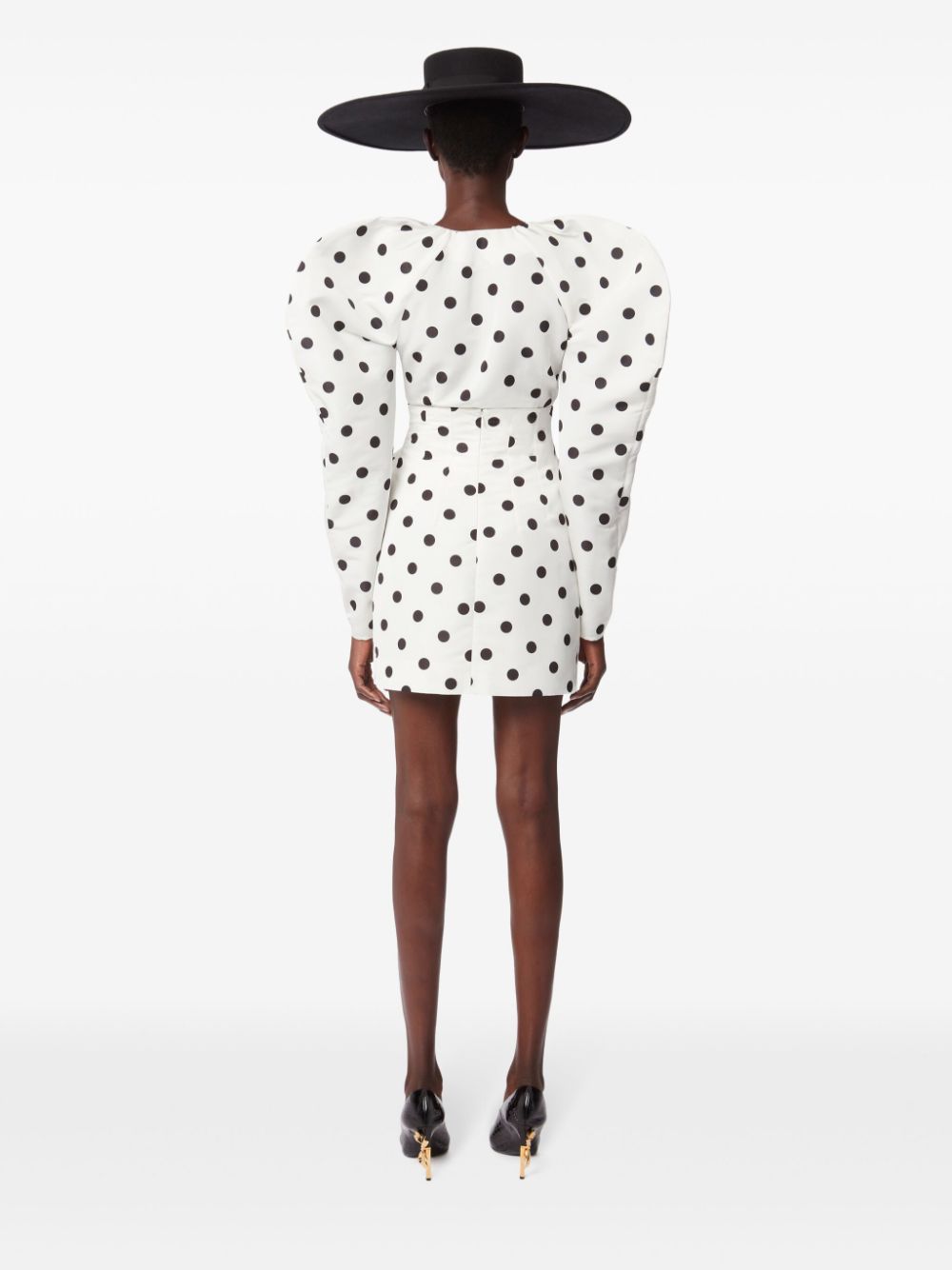 Nina Ricci polka-dot cocoon sleeves top Women