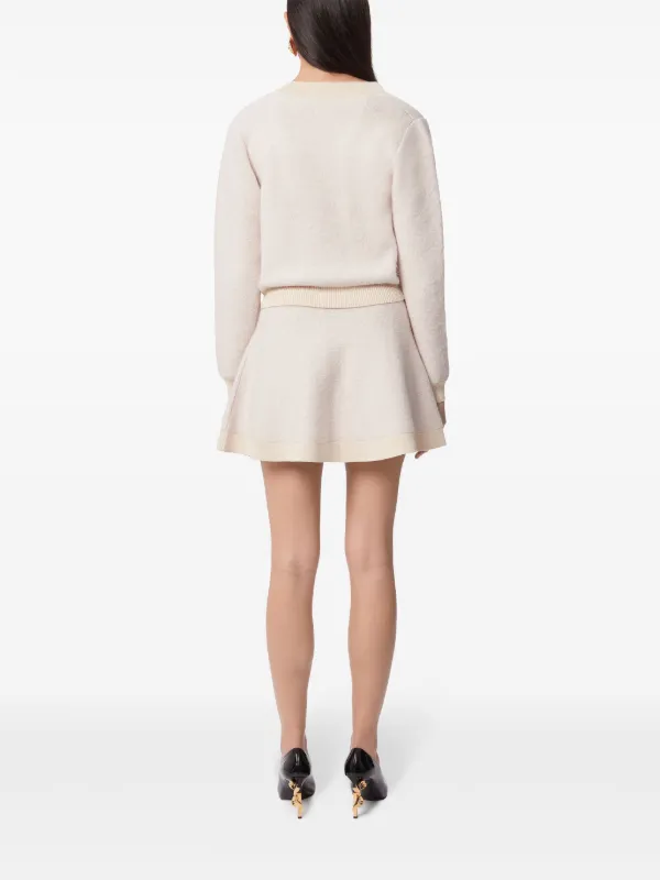 NINA RICCI ピンク Vネックカーディガン NINA RICCI ピンク Vネックカーディガン