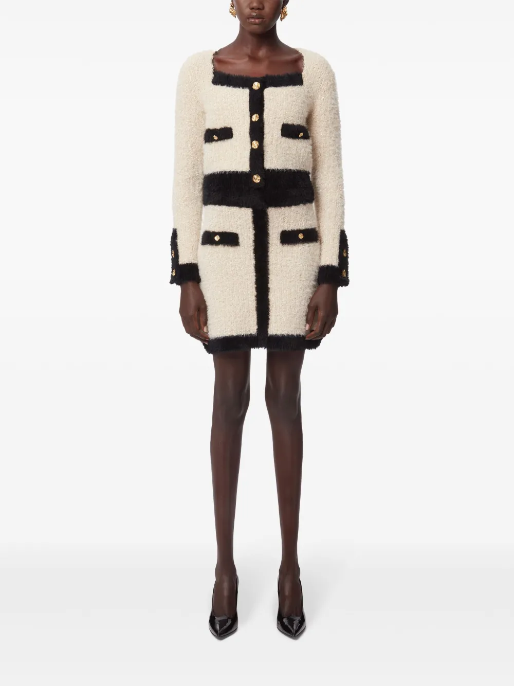 ninaricci Nina Ricci Tweed mini-rok - Beige